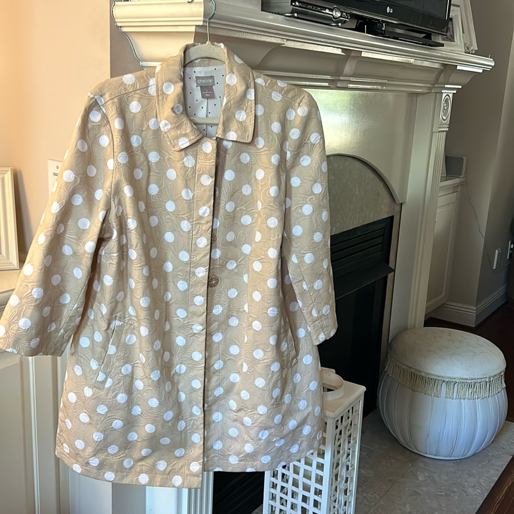 Chico’s Polka Dot Jacket